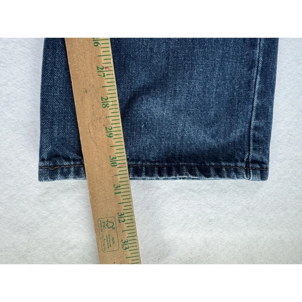 Levis 527 Slim Bootcut Jeans Mens 34x32 Medium Wash Blue Denim Pants